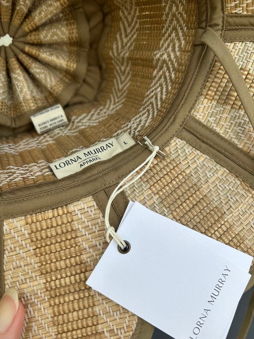 ローナマーレイ　lorna murray ストローハット