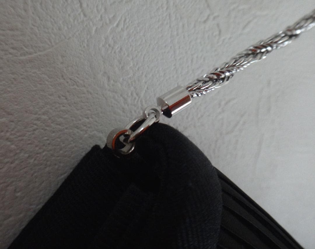 ★MIKIMOTO ミキモト パールフォーマル チェーンクラッチバッグ 黒★