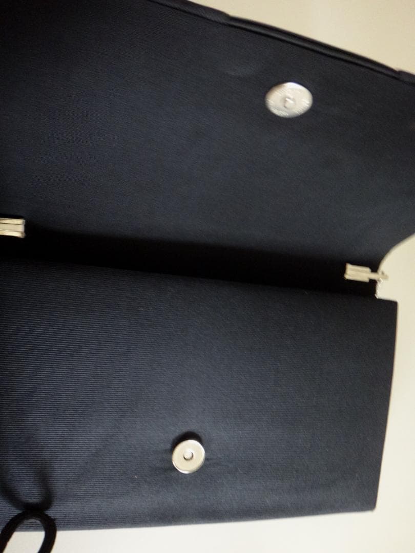 ★MIKIMOTO ミキモト パールフォーマル チェーンクラッチバッグ 黒★