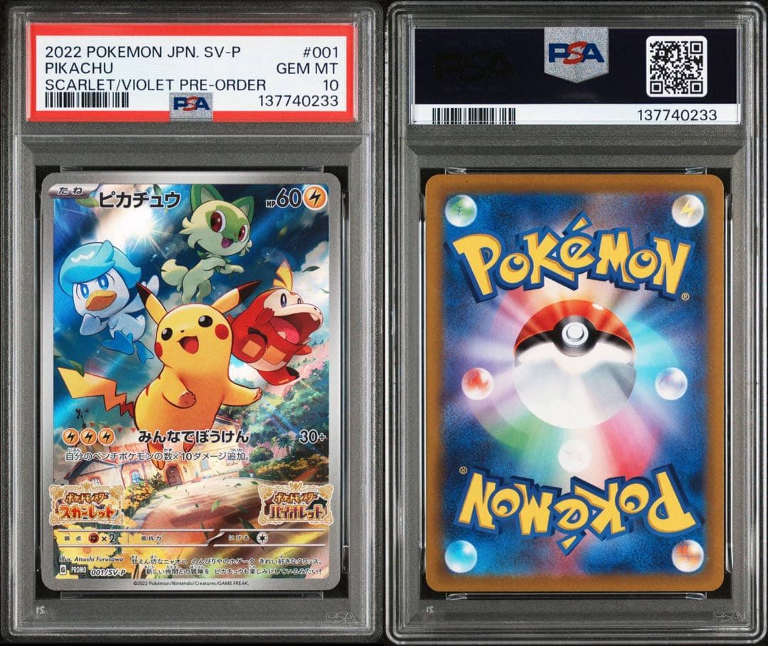 【PSA10連番】 ピカチュウ PROMO みんなでぼうけん pikachu