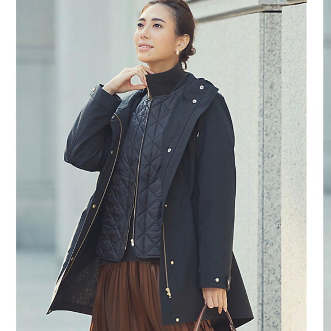 23区　ライナー付き マルチウェイ コート　48 大きいサイズ　2022AW