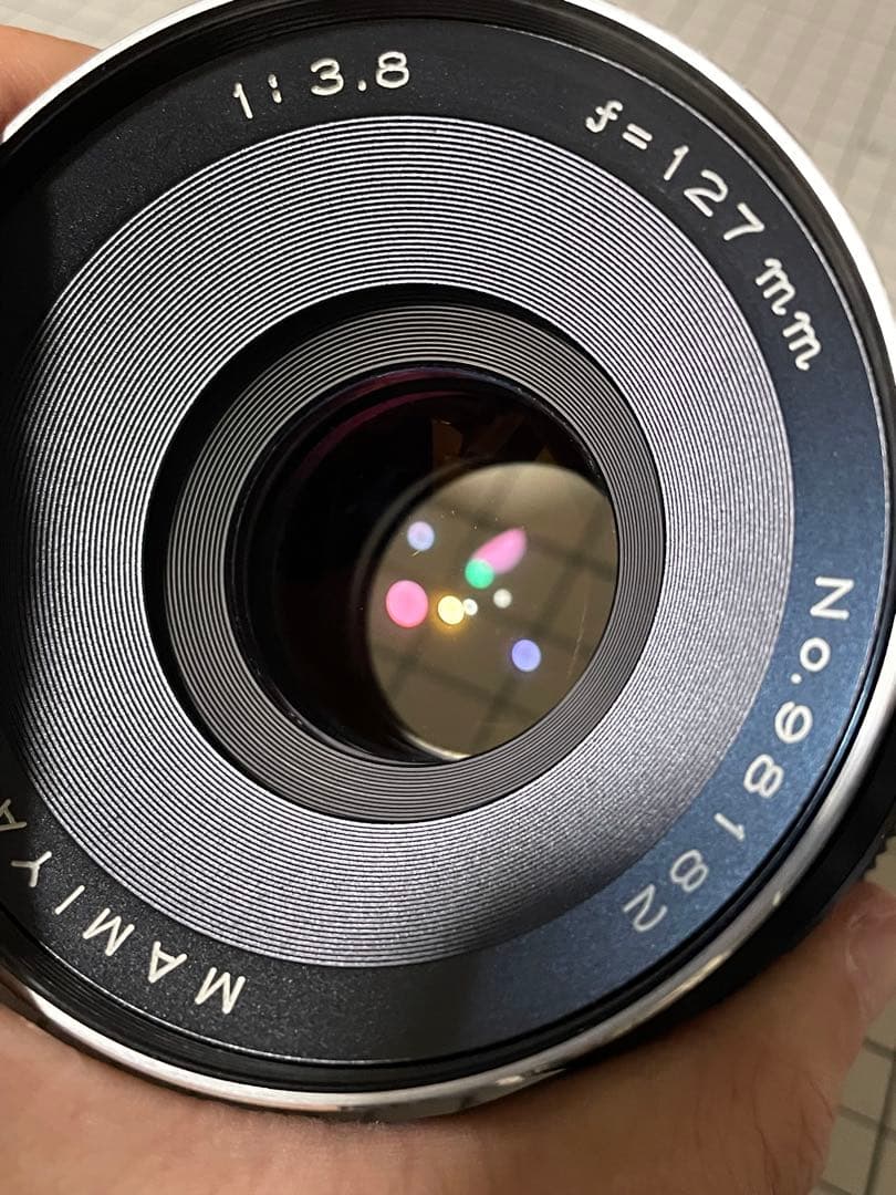 Mamiya Sekor 127mm f/3.8 レンズ