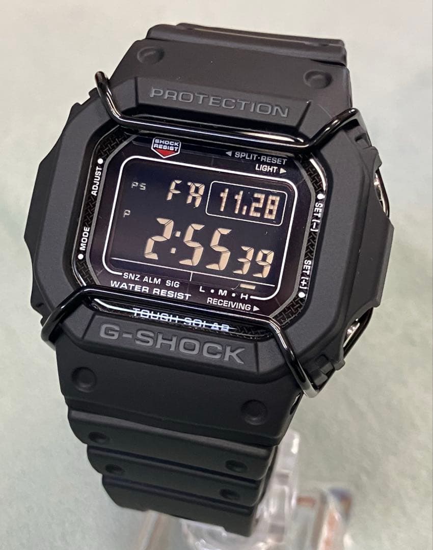 GW-M5610U-1BJF ワイヤーバンパー 9Hガラスフィルム付き