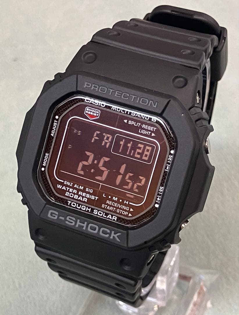 GW-M5610U-1BJF ワイヤーバンパー 9Hガラスフィルム付き