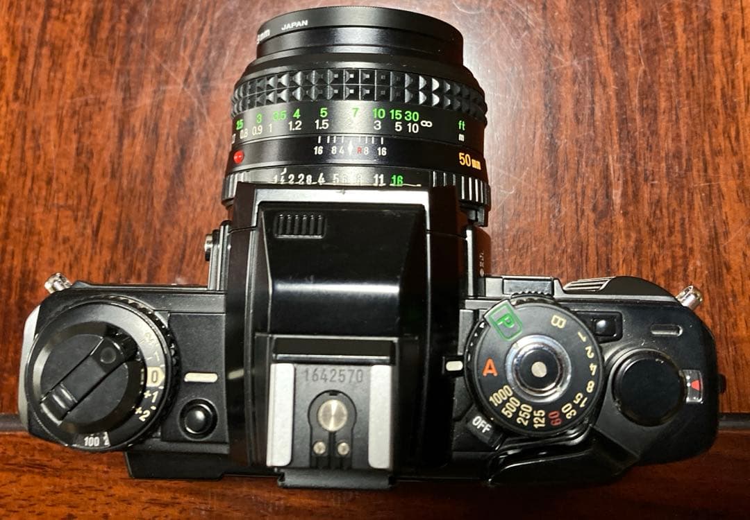 minolta X700 MD50mm f1.4 データバック付属