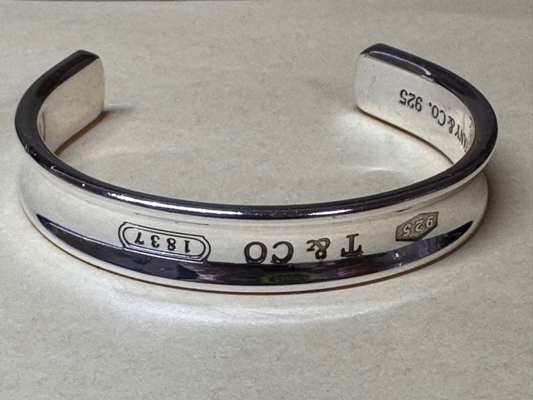 な*み様 T & CO シルバー925 バングル 1837刻印
