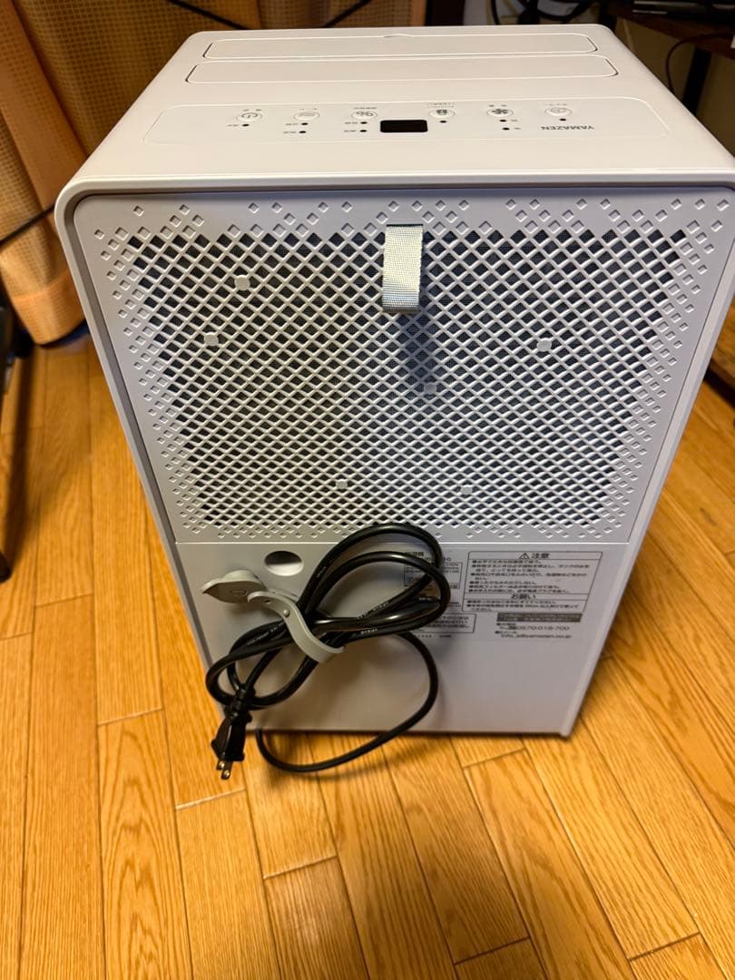 山善　衣類乾燥除湿機　EDC-H601 ライトグレー