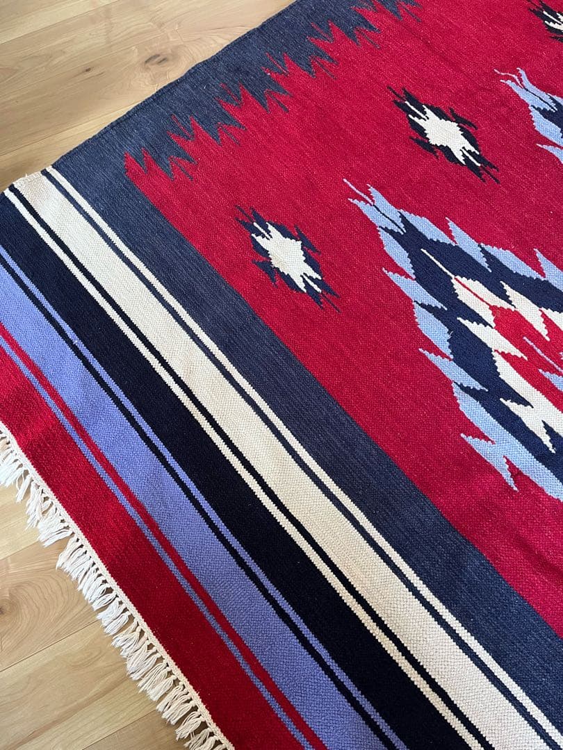 【最終値下げ】希少　ヴィンテージラグ　ネイティブ　アメリカン　USA