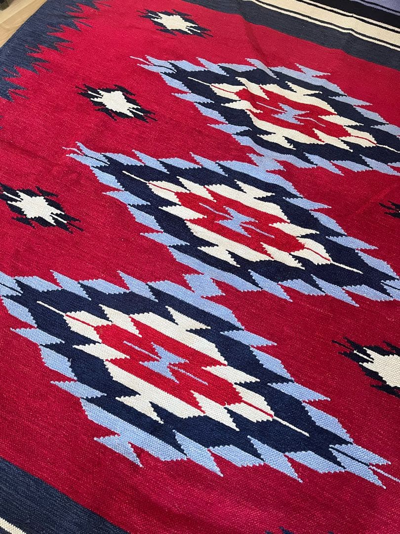 【最終値下げ】希少　ヴィンテージラグ　ネイティブ　アメリカン　USA