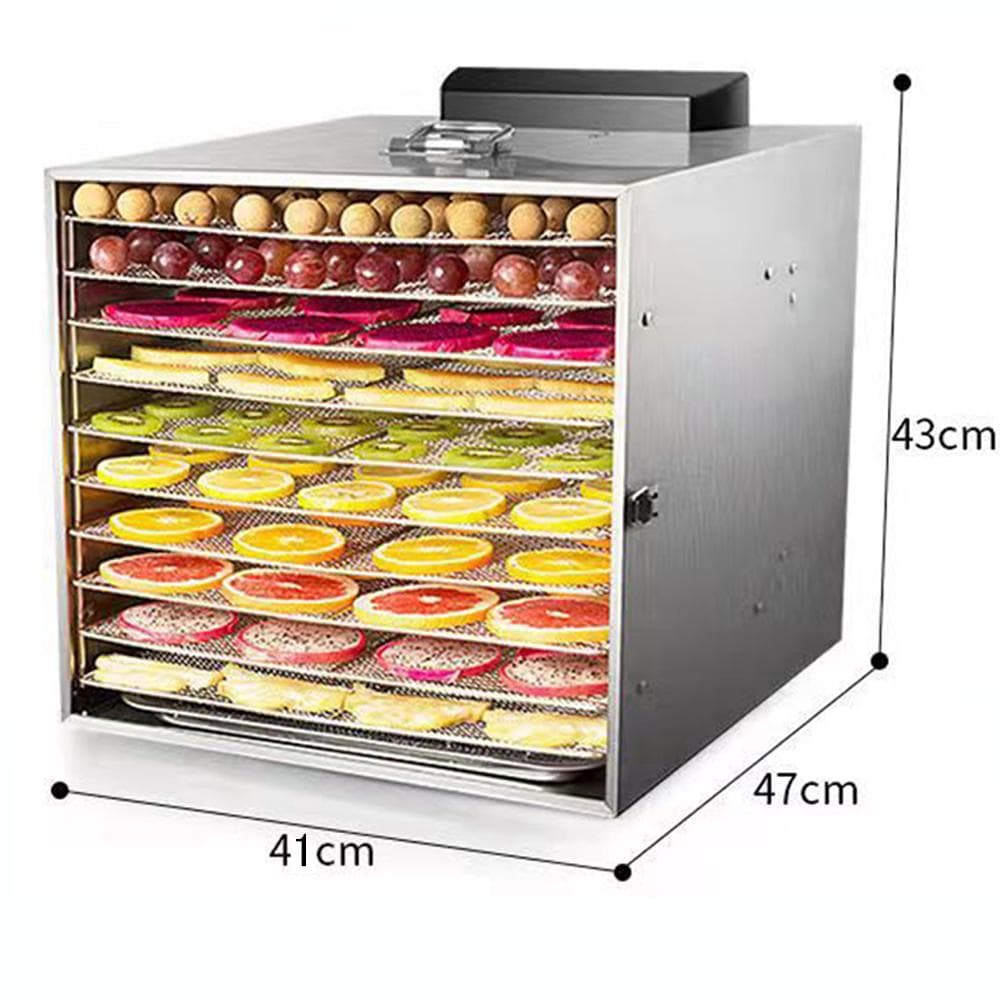 食品乾燥機 10層 フードドライヤー クッキー乾燥機 電気食品脱水機 ドライフ