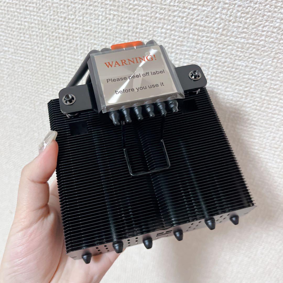 SI-100 ブラック CPUエアクーラー ヒートパイプ TL-E12B PWM