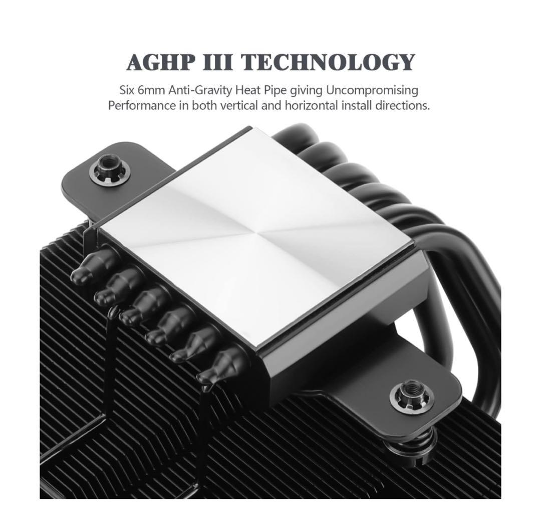 SI-100 ブラック CPUエアクーラー ヒートパイプ TL-E12B PWM