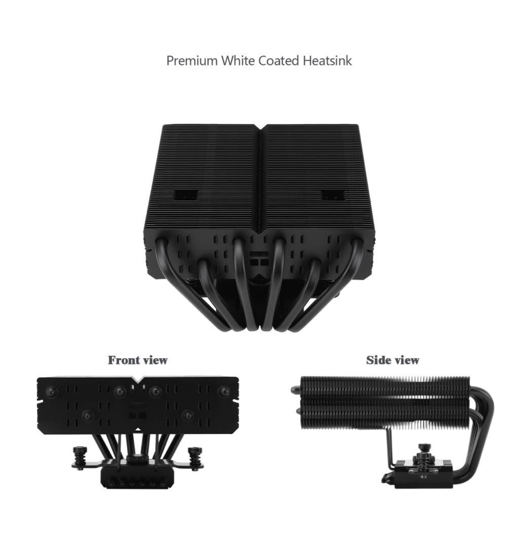 SI-100 ブラック CPUエアクーラー ヒートパイプ TL-E12B PWM