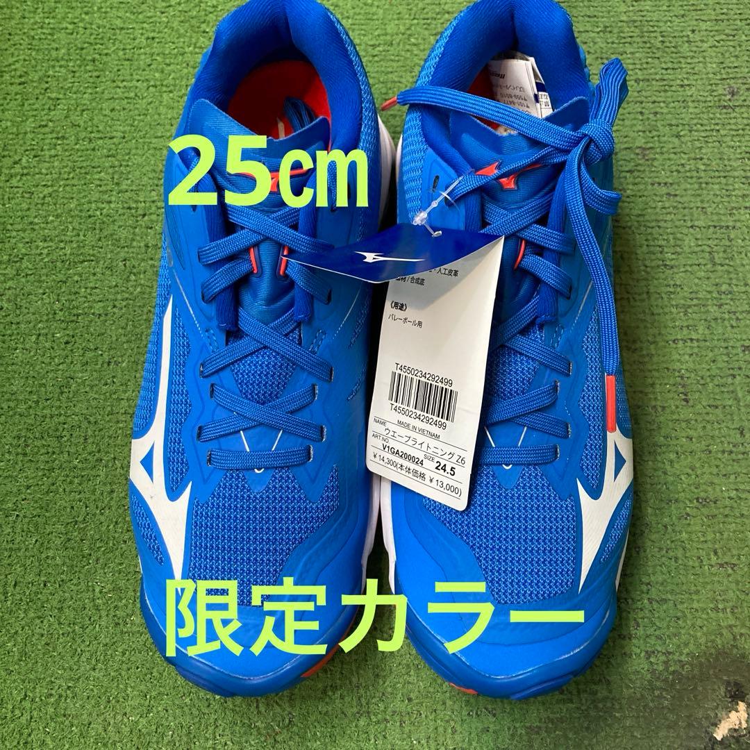 新品Mizuno Wave Lightning Z6 25㎝