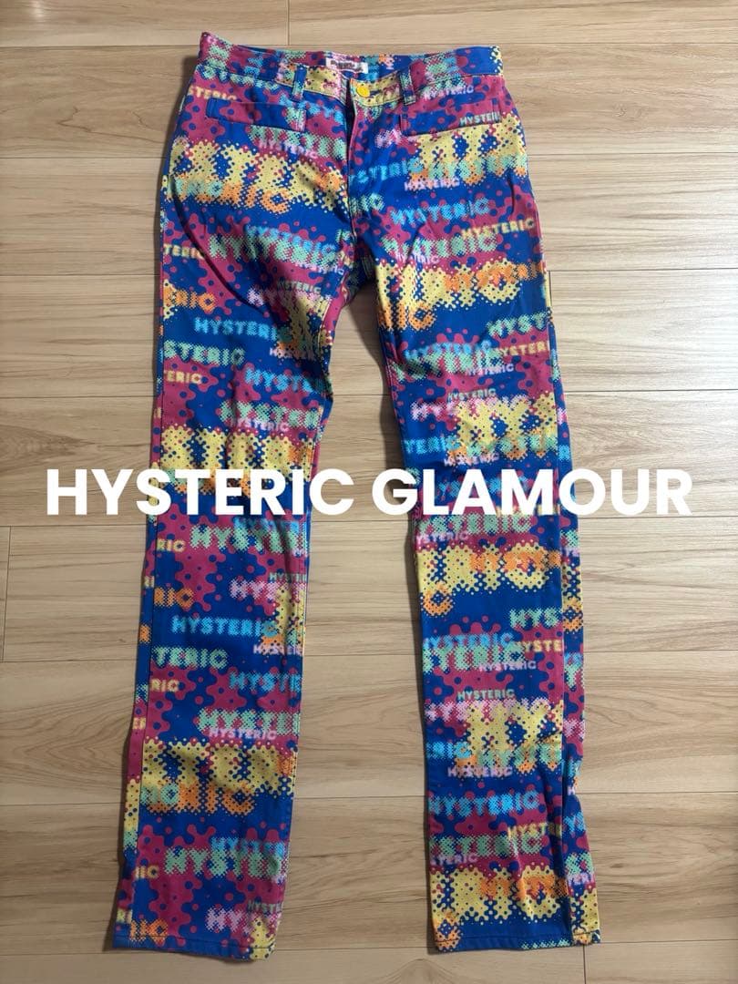 ヒステリックグラマー　HYSTERIC GLAMOUR ロゴ　カジュアルパンツ