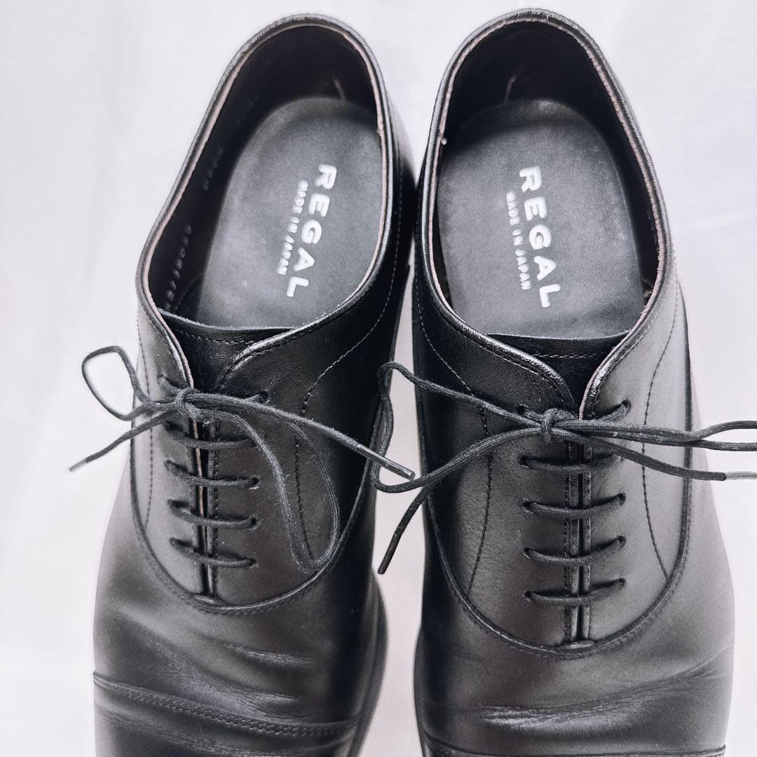 美品 リーガル ビジネスシューズ ストレートチップ 09CR 26.5