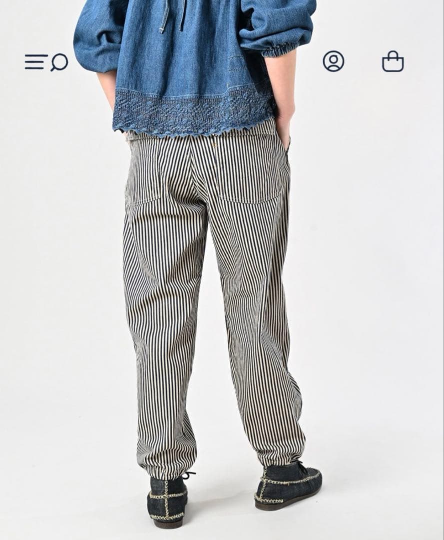 45R モンプチデニムの908ベイカーパンツ(淡) 現行品　¥50600 新品