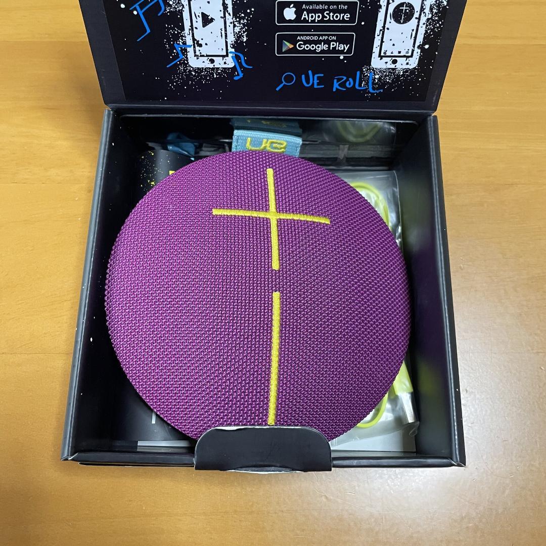 UE Roll 2 ポータブル ワイヤレス Bluetooth スピーカー 紫