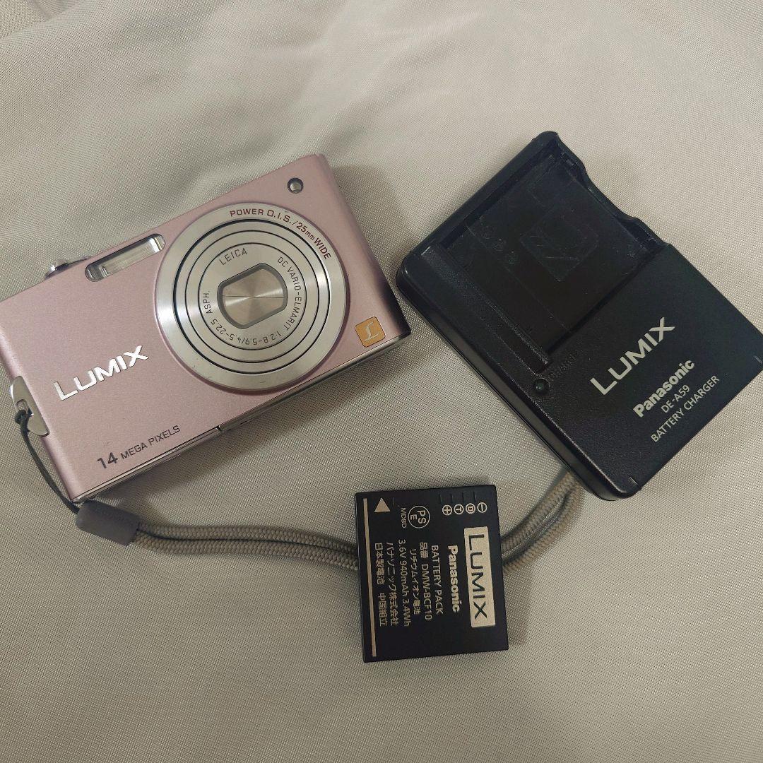 LUMIX DMC-FX66 コンパクトデジタルカメラ　ピンク