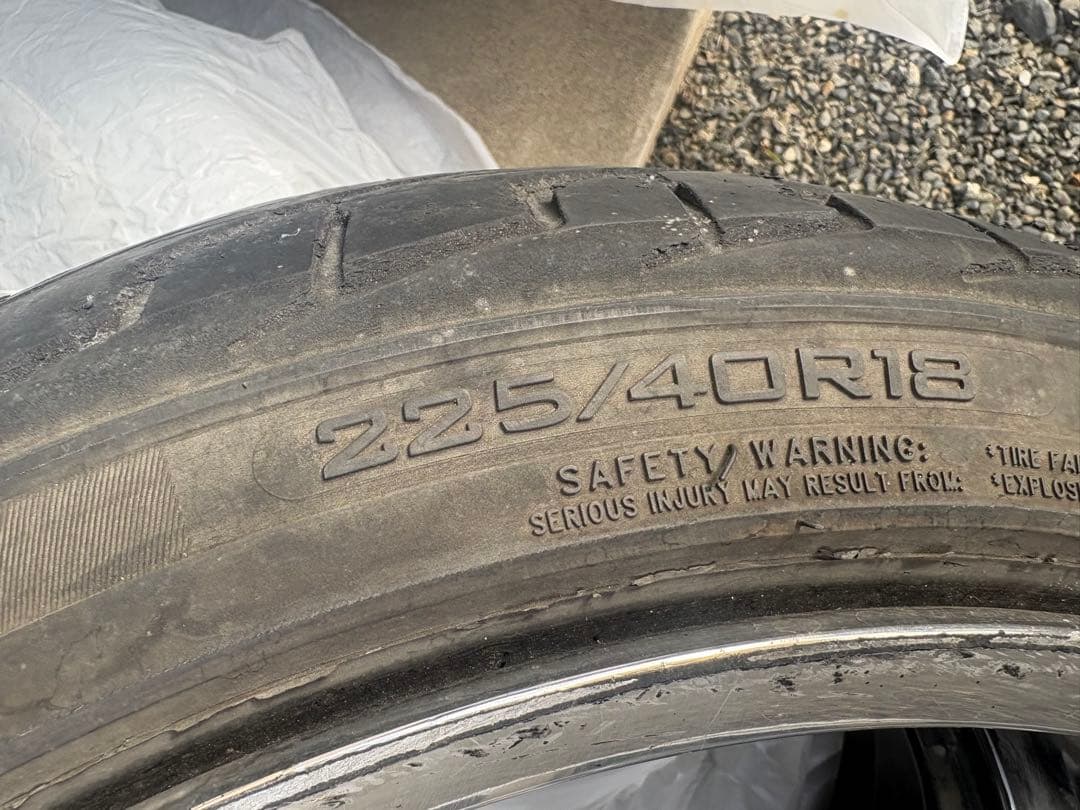 VSKF風18インチホイール2本 深リム