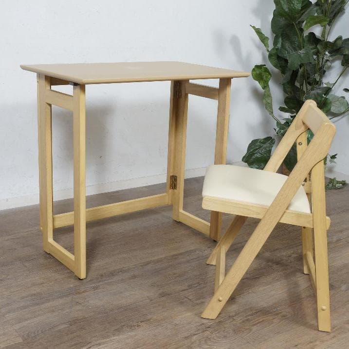 折りたたみデスク＆チェアー　学習机　2点セット　新生活応援