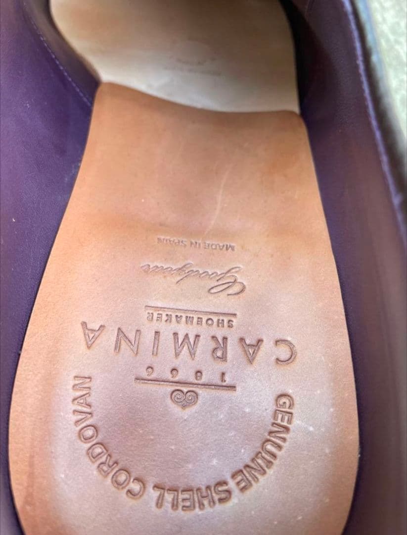 CARMINA カルミーナ ホーウィンシェルコードバン オスカー UK9