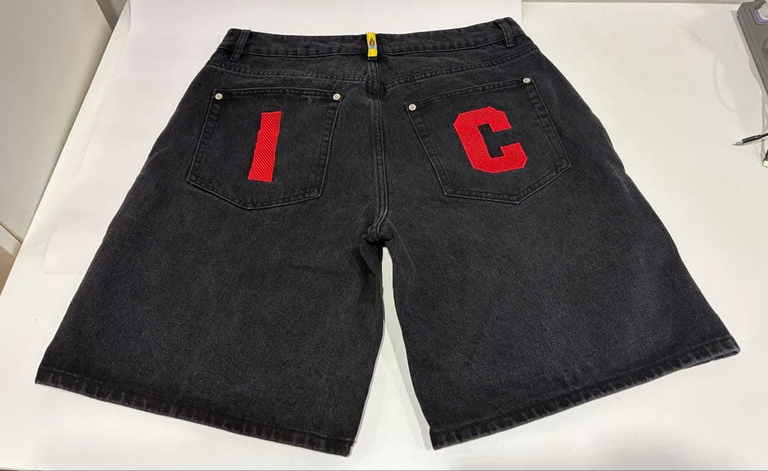 ちん ⓋICECREAM.デニムハーフパンツ