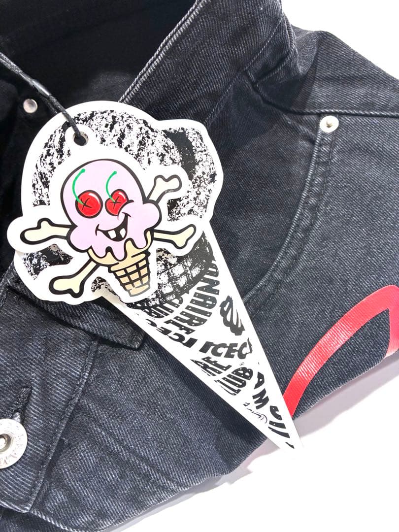 ちん ⓋICECREAM.デニムハーフパンツ