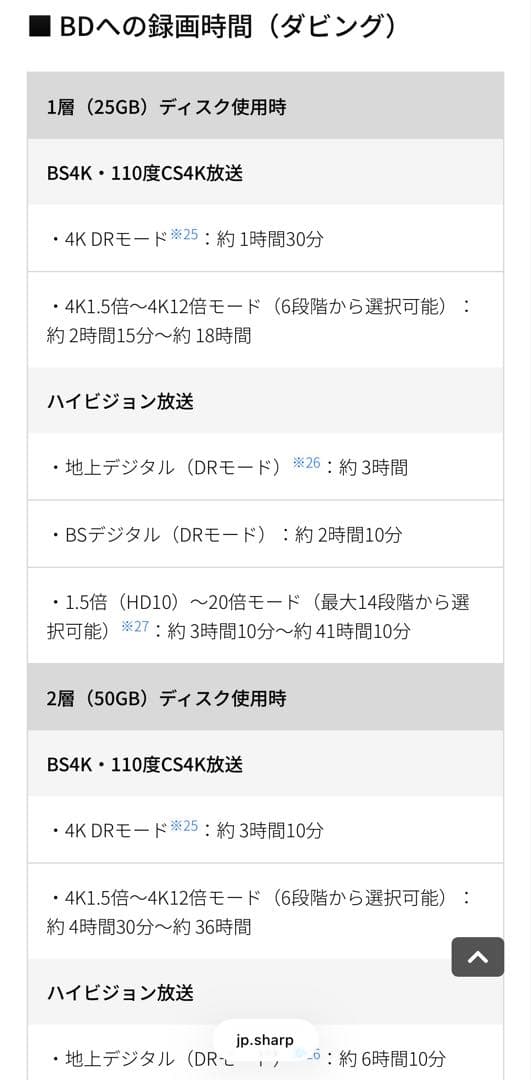 \"ジャンク品\" SHARP AQUOS 4kレコーダー 4B-C30DT3