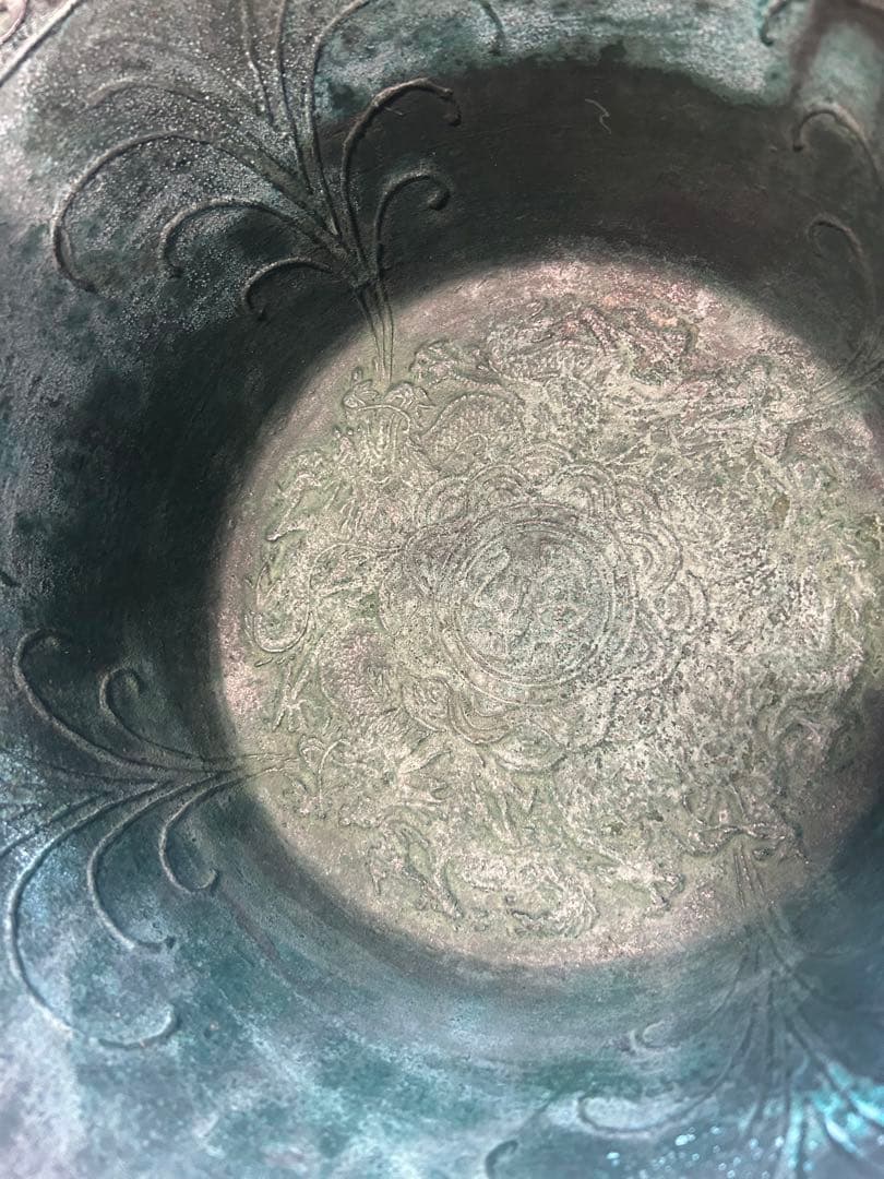 み*ほ様 青銅　　春雷驚龍鍋