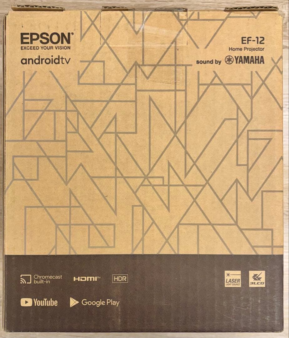 新品、未使用！　エプソン EF-12 ホームプロジェクター ドリーミオ ブラック