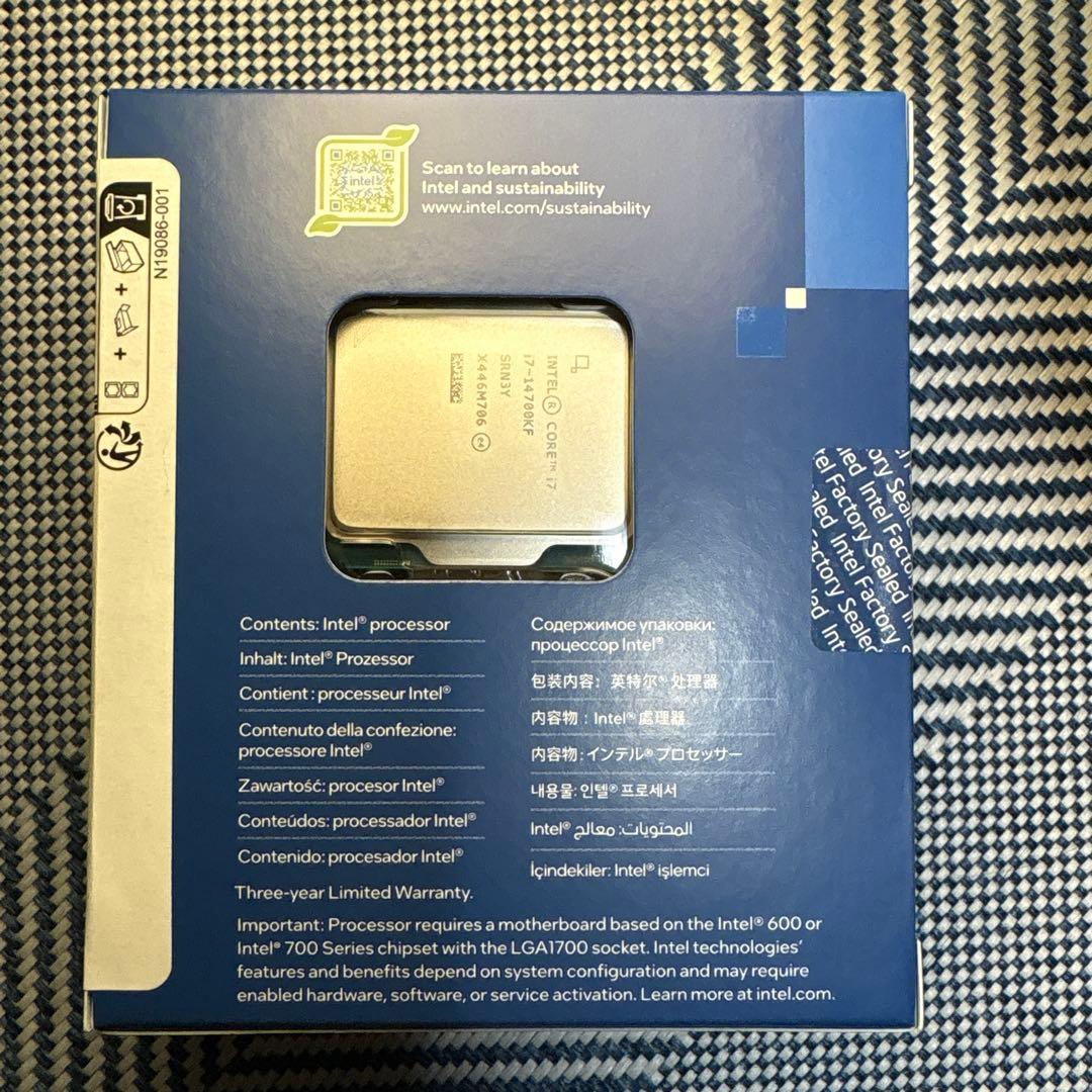 【新品】Intel Core i7-14700KF 14世代 CPU