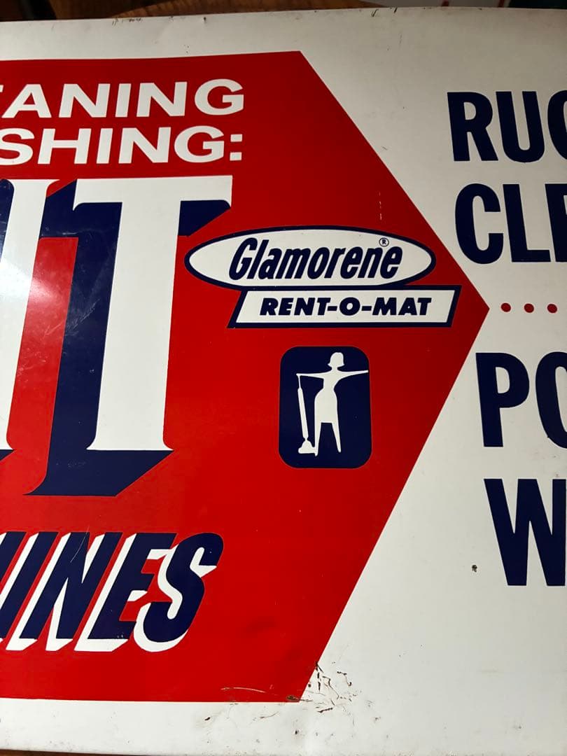 アンティーク　サイン　プレート　大きな　看板　RENT アメリカ　レア