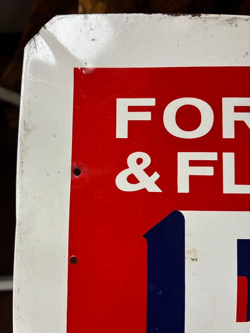 アンティーク　サイン　プレート　大きな　看板　RENT アメリカ　レア