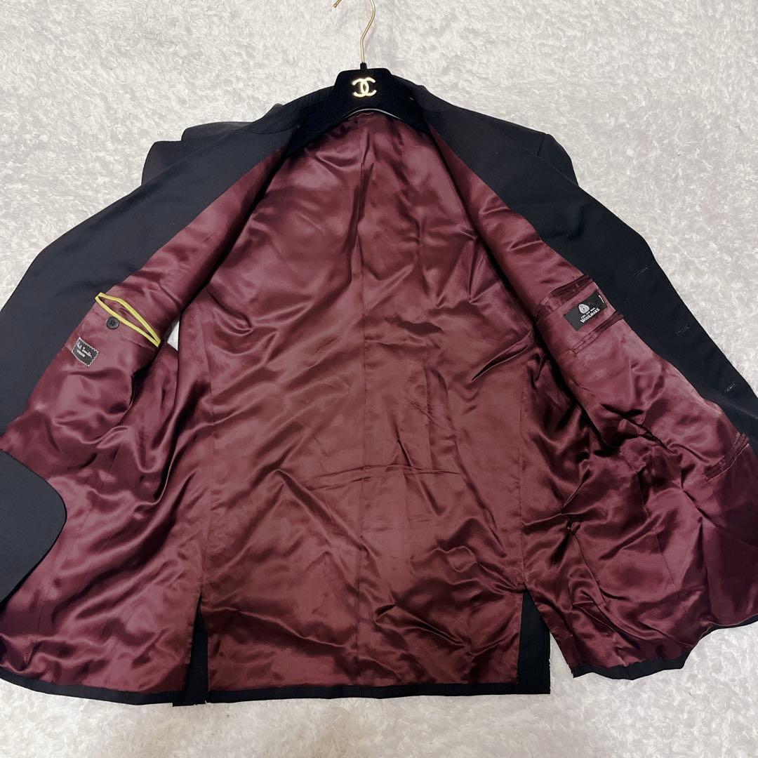 大人の品格 ポールスミスロンドン ボルドー セットアップ スーツ イタリア