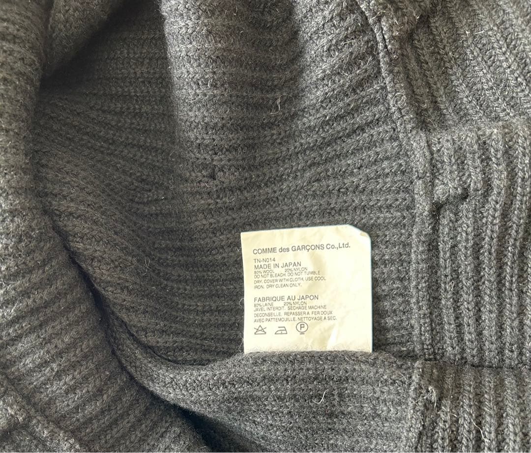 トリコ コムデギャルソン ニット トップス ブラック 黒 アーカイブ 2014