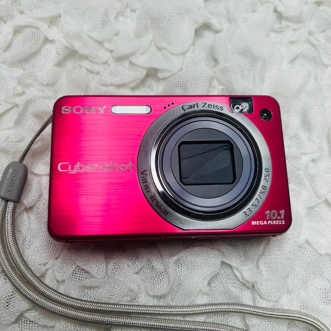サイバーショットSONYソニーCyber-Shot DSC-W170 赤デジカメ