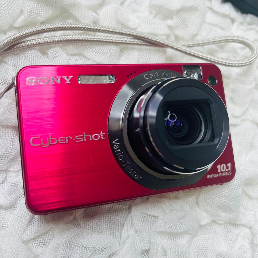 サイバーショットSONYソニーCyber-Shot DSC-W170 赤デジカメ