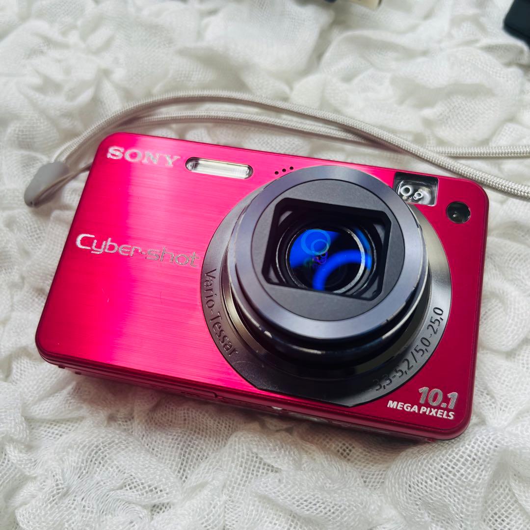 サイバーショットSONYソニーCyber-Shot DSC-W170 赤デジカメ