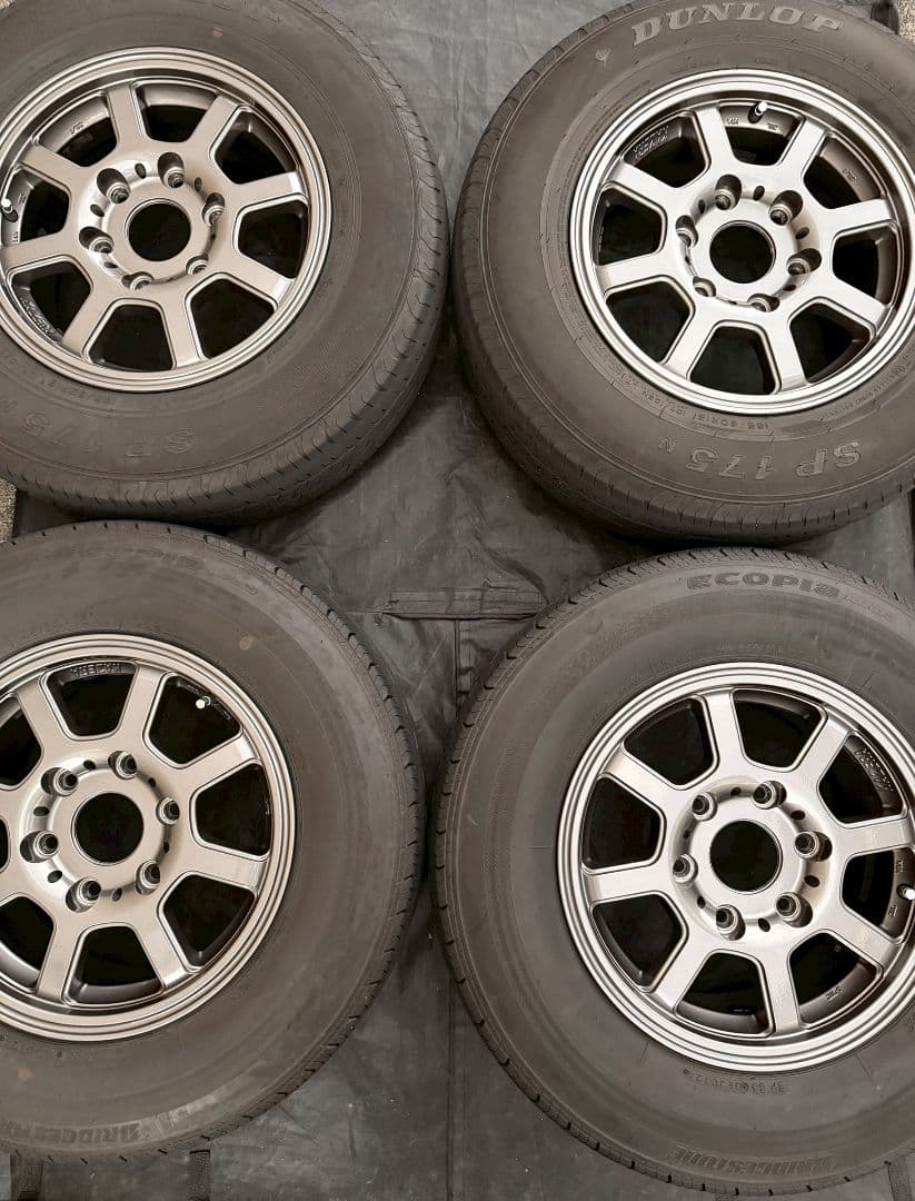 美品kazeraアルミ、タイヤバリ溝売切ます即送