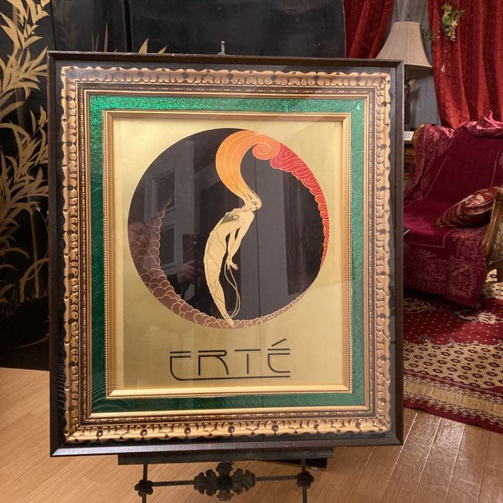 73×67 大判アンティーク額装/elteポスター