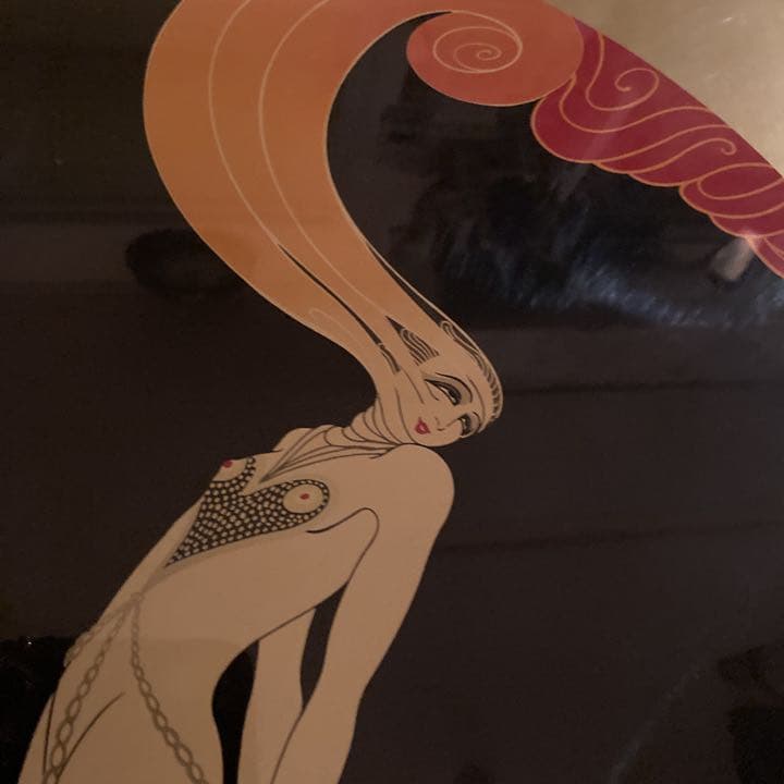 73×67 大判アンティーク額装/elteポスター