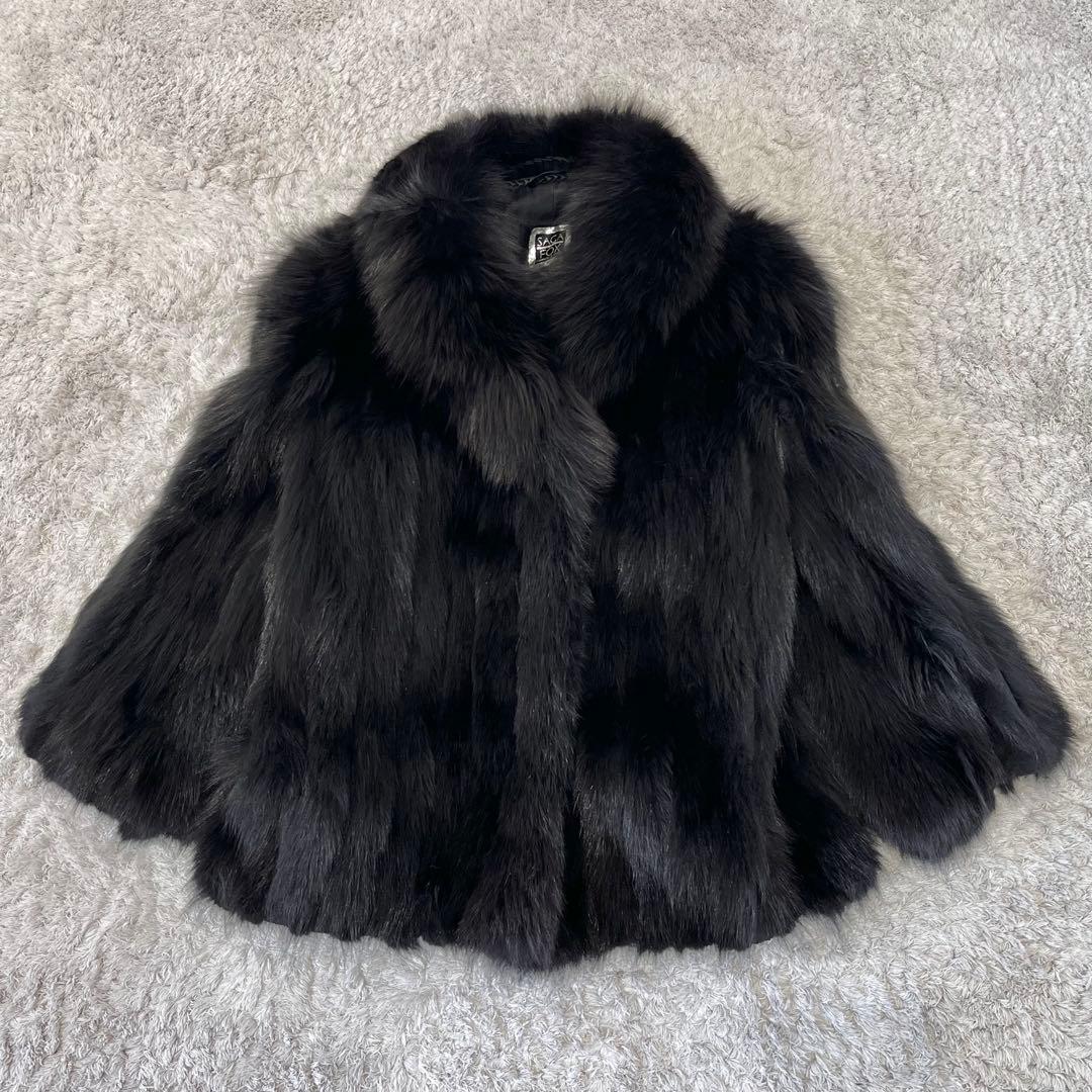【肉厚】SAGA FOX サガフォックス フォックスファー 毛皮 ファーコート