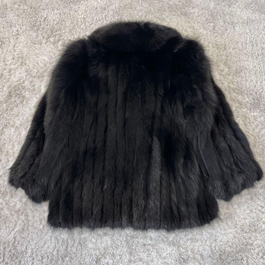 【肉厚】SAGA FOX サガフォックス フォックスファー 毛皮 ファーコート
