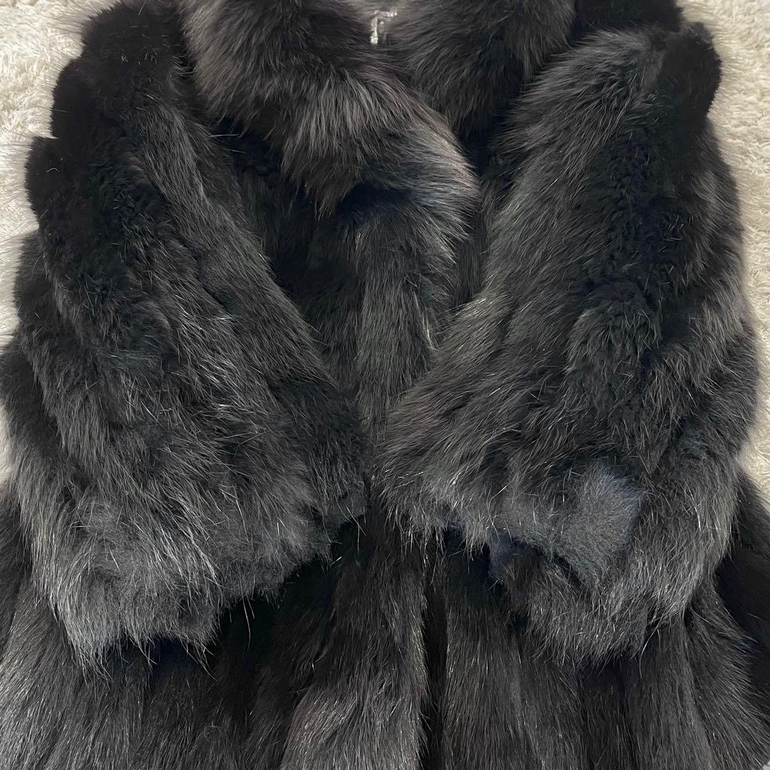 【肉厚】SAGA FOX サガフォックス フォックスファー 毛皮 ファーコート