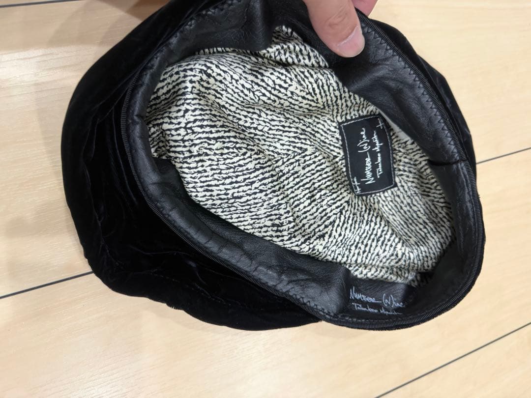 NUMBER(N)INEツバ付きハット