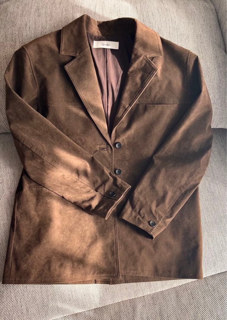 anuke　Eco Suede Jacket 38