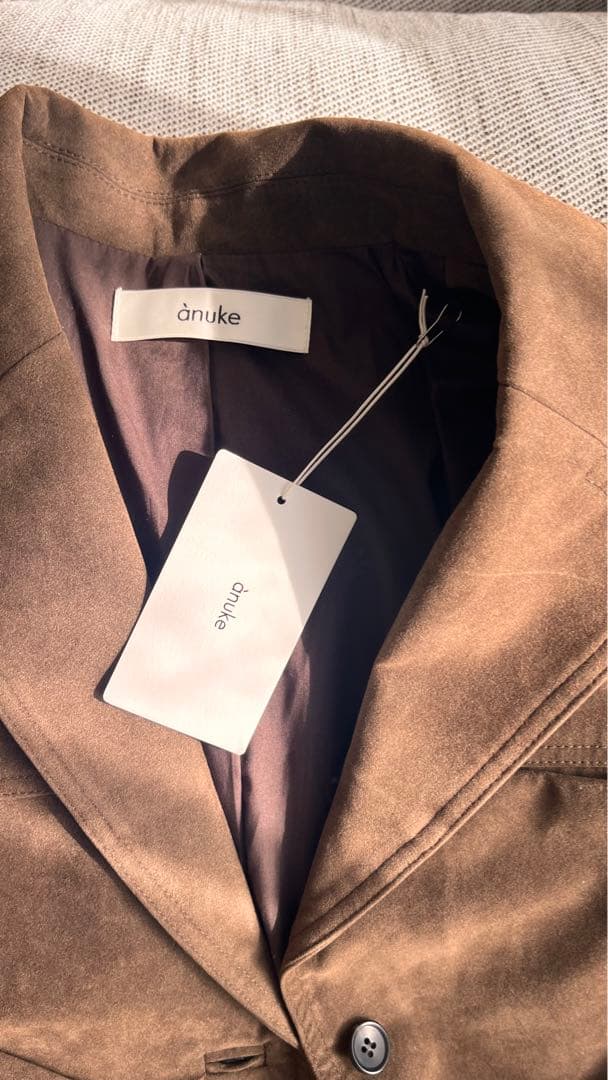 anuke　Eco Suede Jacket 38