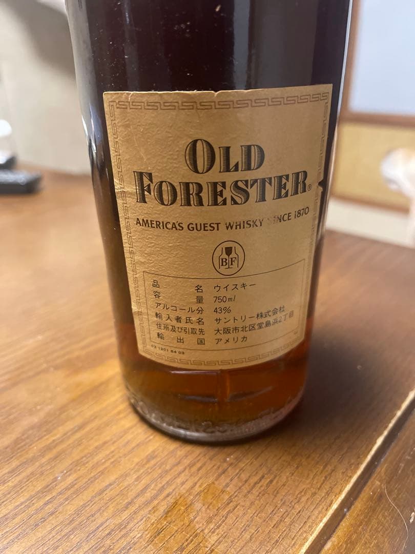 OLD FORESTER バーボン 750ml 43%