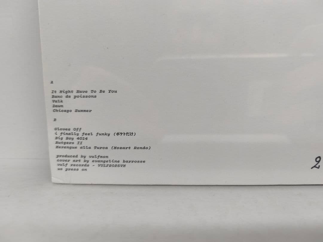 Vulfpeck Vulfmon DEG LP 新品